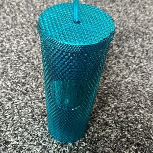 Starbucks Teal Textured Tumbler